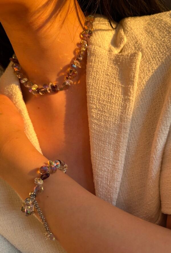 Collier en perle de cristal