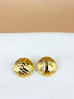 Boucles d’oreilles rondes en acier inoxydable