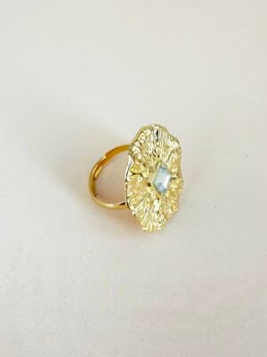 Grande bague en acier inoxydable