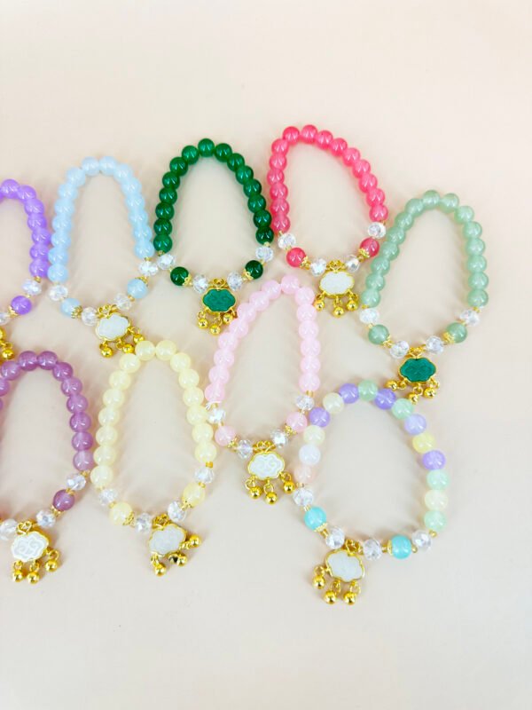 Lot de 12 Bracelets Perles Pendentif nuage – Image 3
