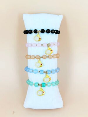 Lot de 12 Bracelets Perles lapin