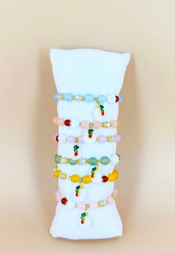Lot de 12 Bracelets Perles style asiatique – Image 3