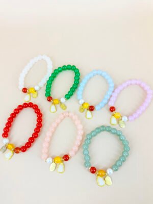 Lot de 12 Bracelets Perles style asiatique