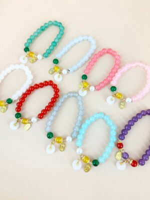 Lot de 12 BraceletsPerles style asiatique