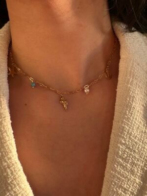Collier Charms en acier inoxydable