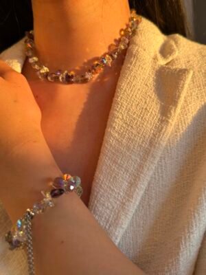Collier en perle de cristal