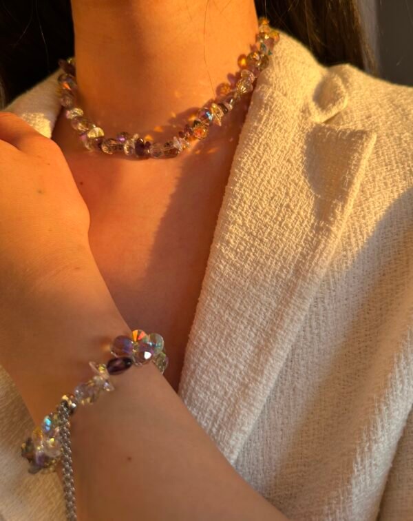Collier en perle de cristal – Image 2