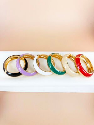 Bracelet jonc coloré