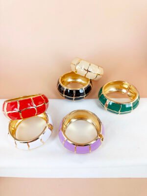 Bracelet jonc coloré
