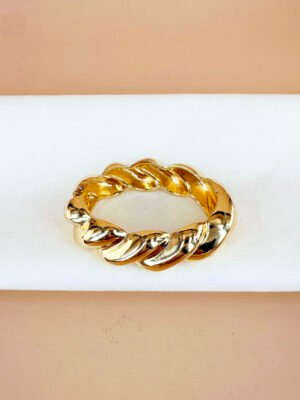 Bracelet jonc doré