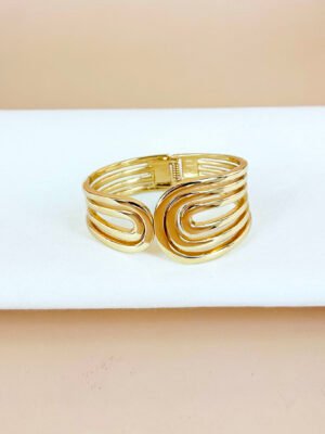 Bracelet jonc doré