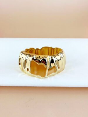 Bracelet jonc doré