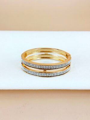 Bracelet jonc doré