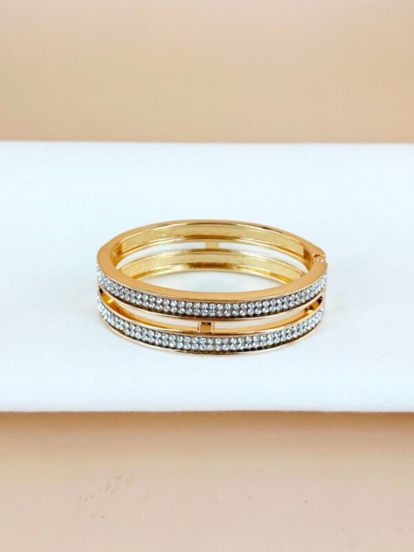 Bracelet jonc doré