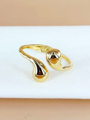 Bracelet jonc doré
