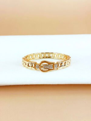 Bracelet jonc doré