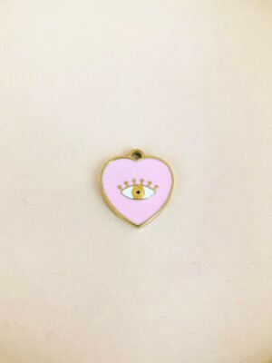 Charm’s coeur rose oeil