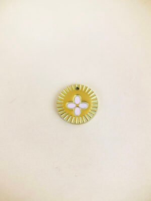 Charm’s rond fleur rose