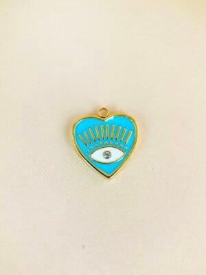 Charm’s coeur bleu oeil