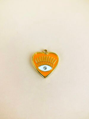 Charm’s coeur orange oeil