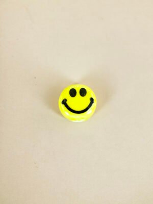Perle céramique smiley