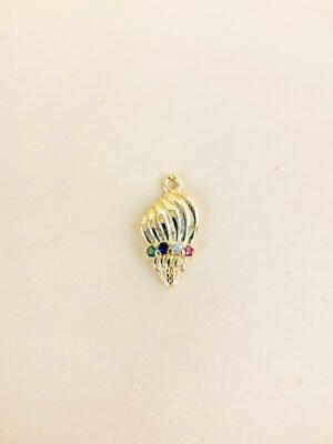 Charm coquillage strass