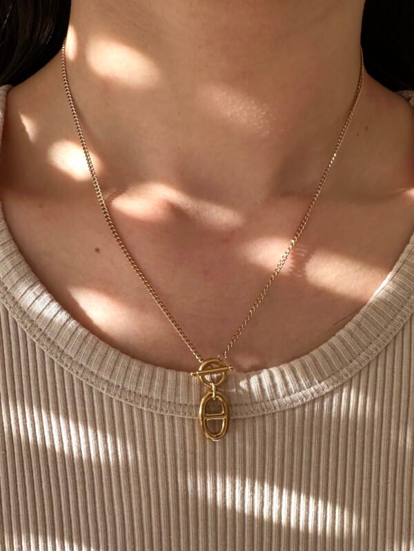 Collier pendentif en acier inoxydable – Image 3
