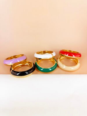 Bracelet jonc coloré