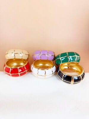 Bracelet jonc coloré