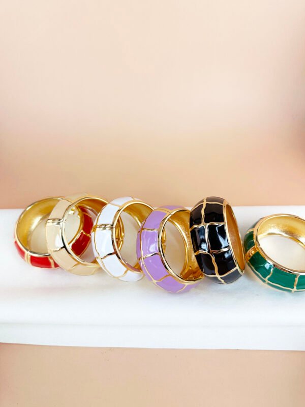 Bracelet jonc coloré – Image 3
