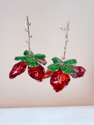 Grande boucles d’oreilles Fleurs