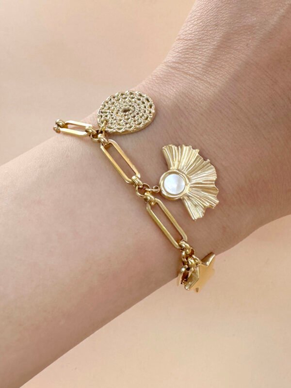Bracelet breloque en acier inoxydable – Image 3