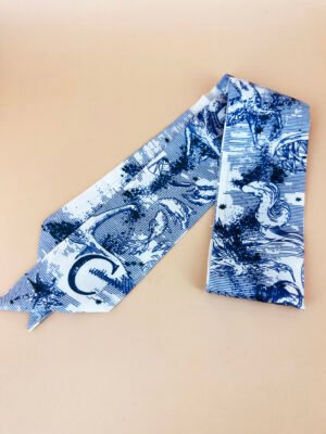 Petit foulard bandeau multi-usage, cheveux, sac, porte clée