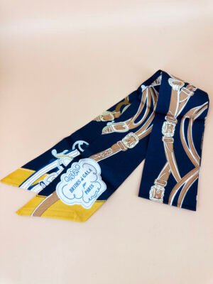 Petit foulard bandeau multi-usage, cheveux, sac, porte clée