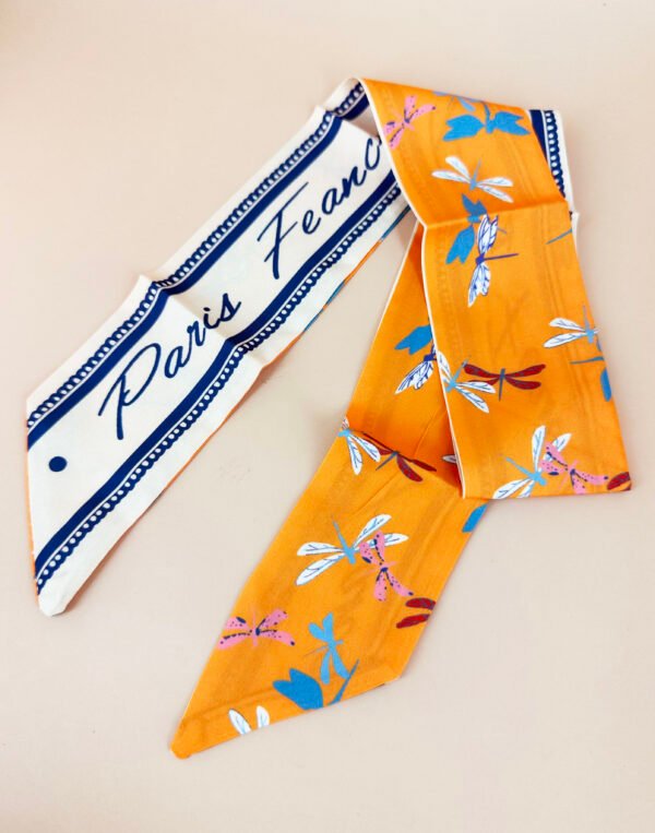Petit foulard bandeau multi-usage, cheveux, sac, porte clée
