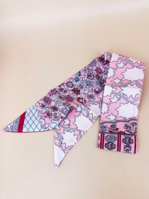 Petit foulard bandeau multi-usage, cheveux, sac, porte clée