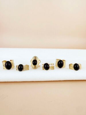 6 Bagues en acier inoxydable