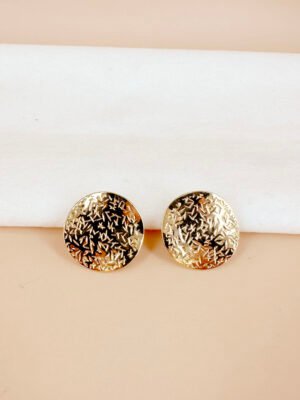 Boucles d’oreilles rondes en acier inoxydable