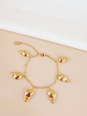 Bracelet breloques coquillages