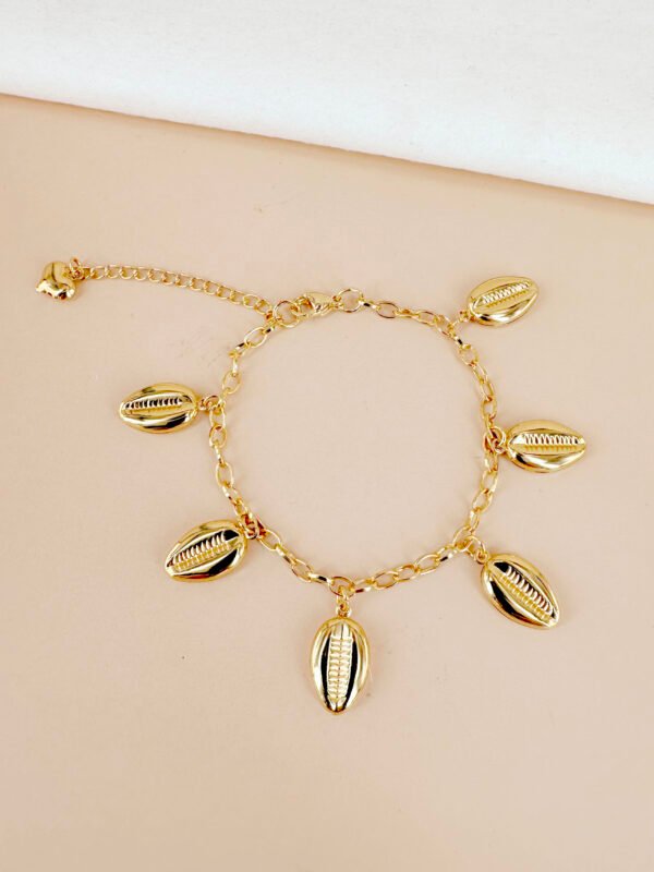 Bracelet breloques coquillages