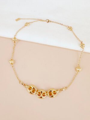 Collier chaîne et maillon