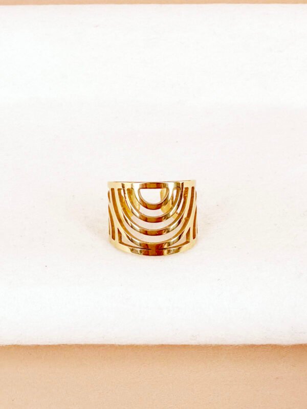 Bague motif en acier inoxydable – Image 2