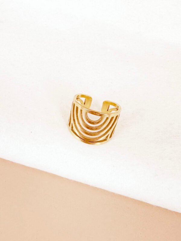 Bague motif en acier inoxydable – Image 3