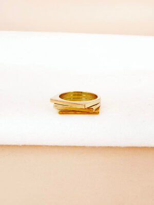 Bague superposition en acier inoxydable