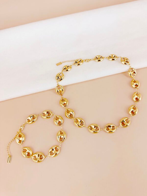 Collier gros maillon – Image 3