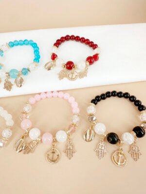 12 Bracelets perles