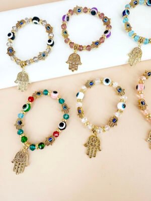 12 Bracelets perles