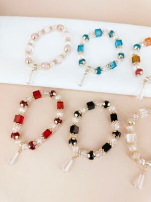 12 Bracelets perles