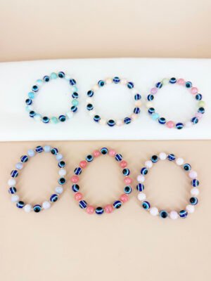 12 Bracelets perles