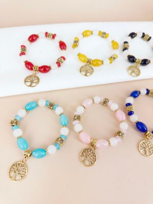 12 Bracelets perles